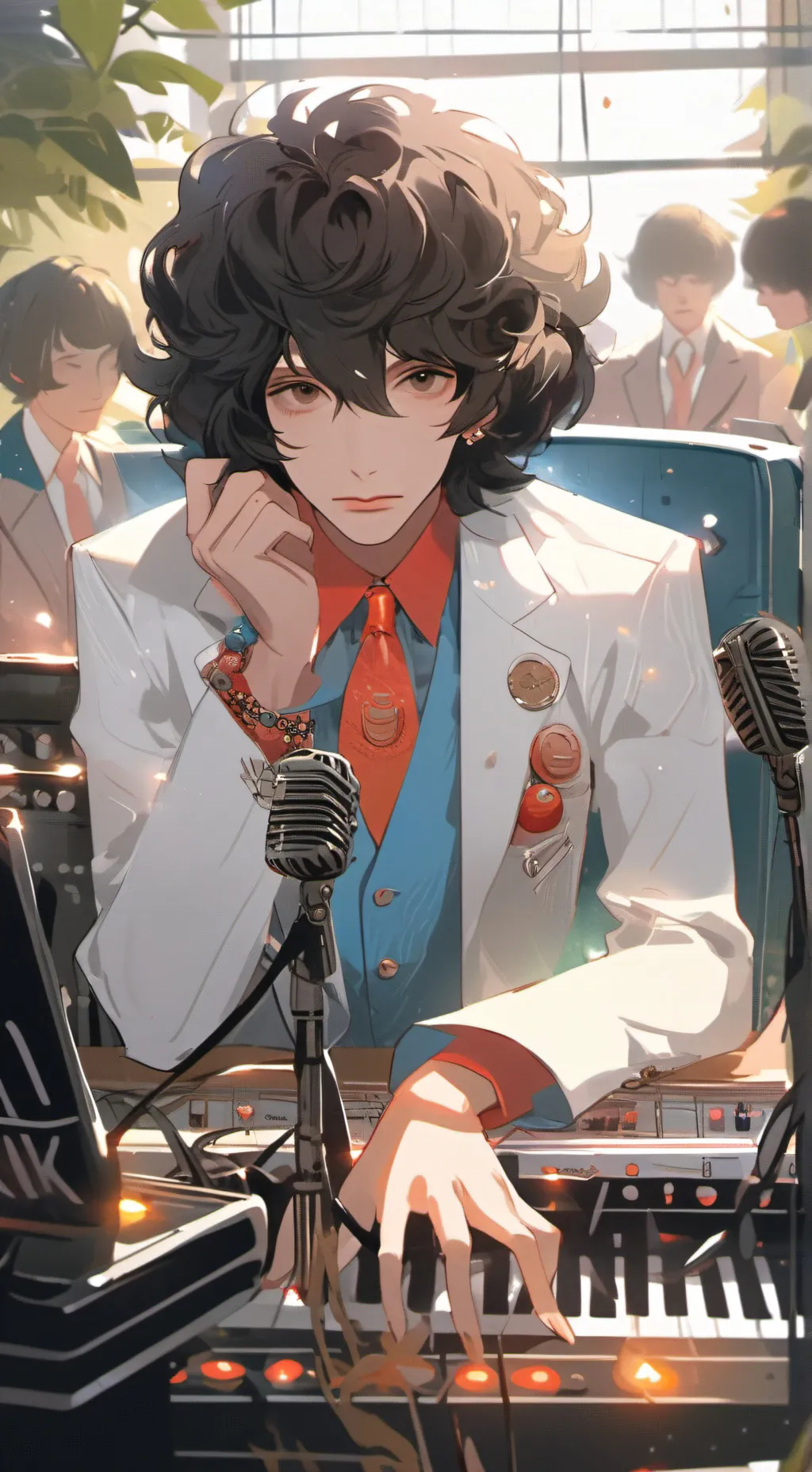 ai character: Phil Spector  background