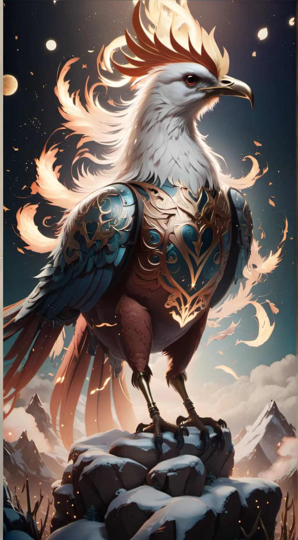 ai character: Phoenix background