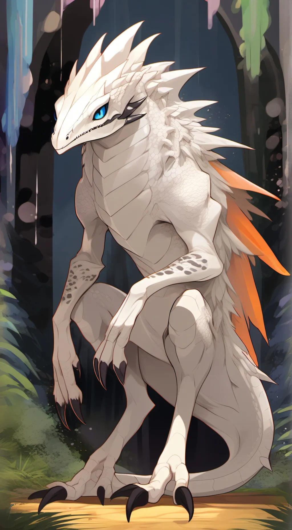 ai character: White background