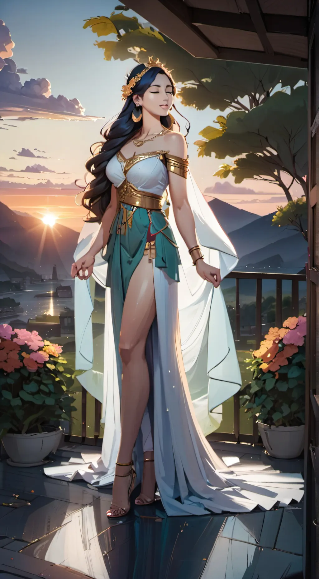 ai character: Alora  background