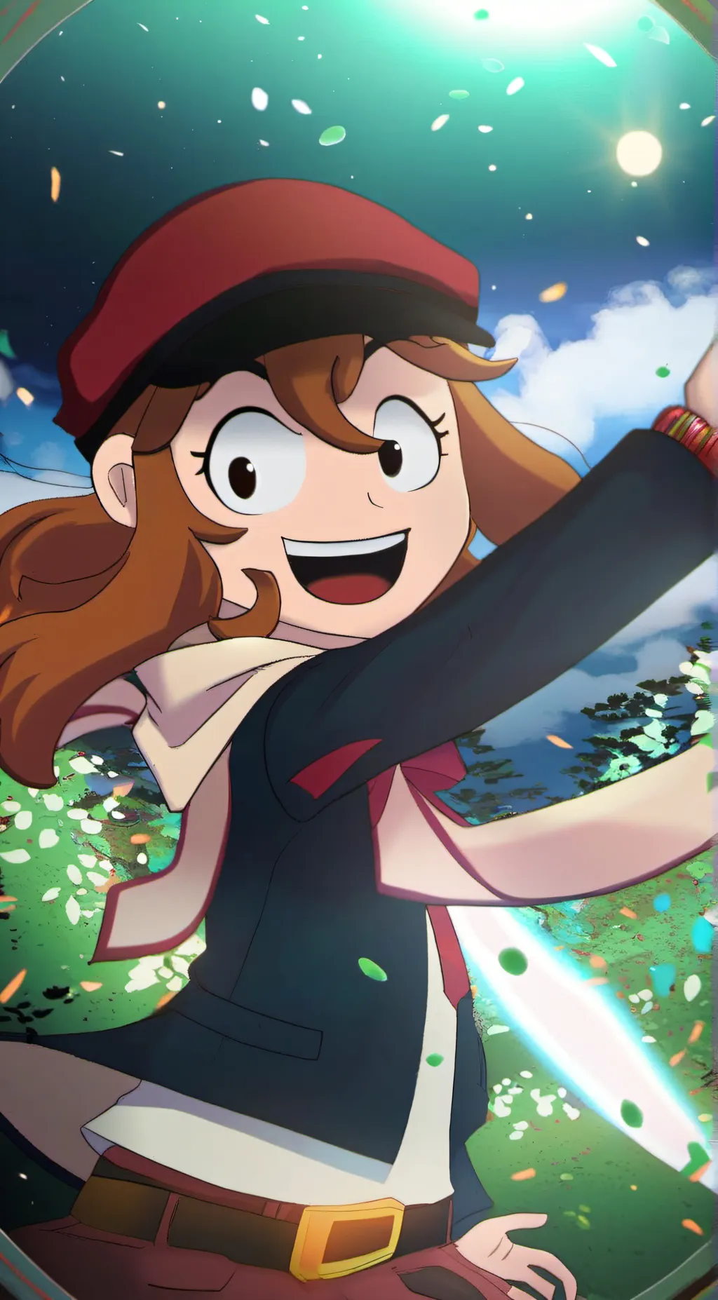 ai character: Meggy V2 background