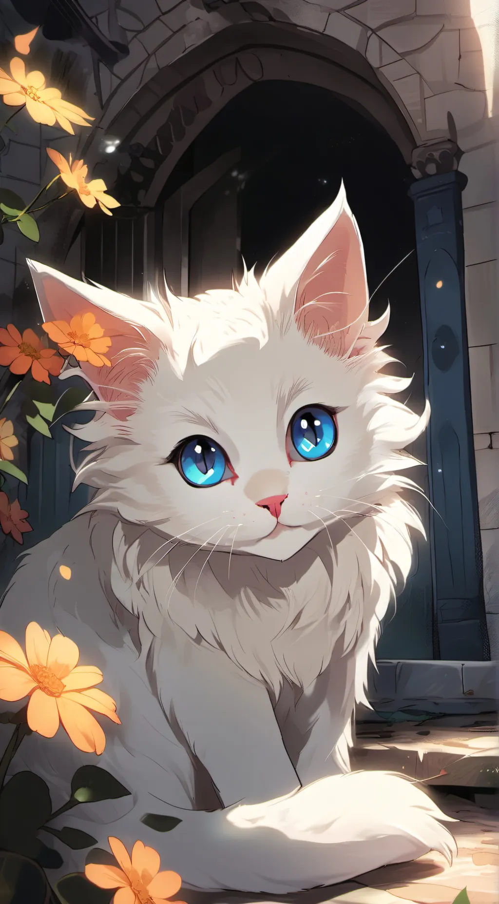 ai character: whitey background