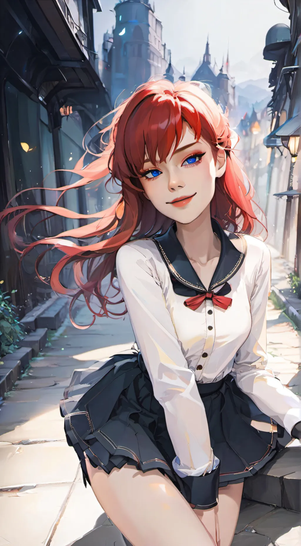 ai character: Clover  background