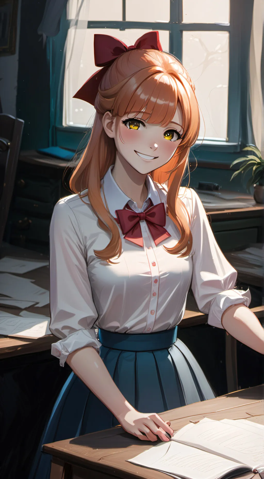 ai character: Elizabeth Afton  background