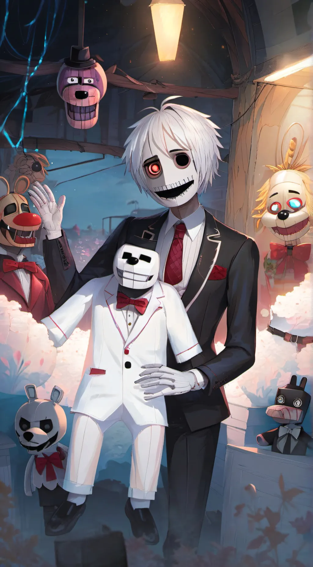 ai character: Puppet background