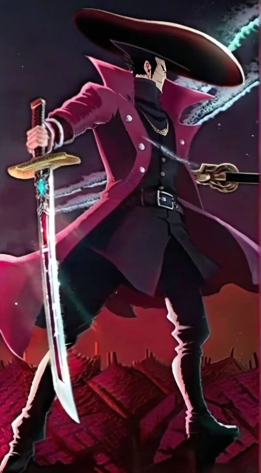 ai character: Mihawk background