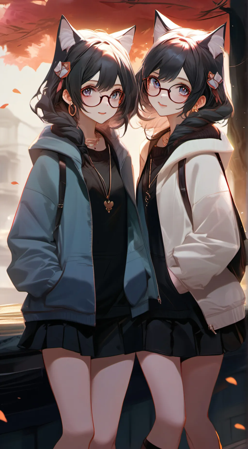 ai character: Rose and Bela background