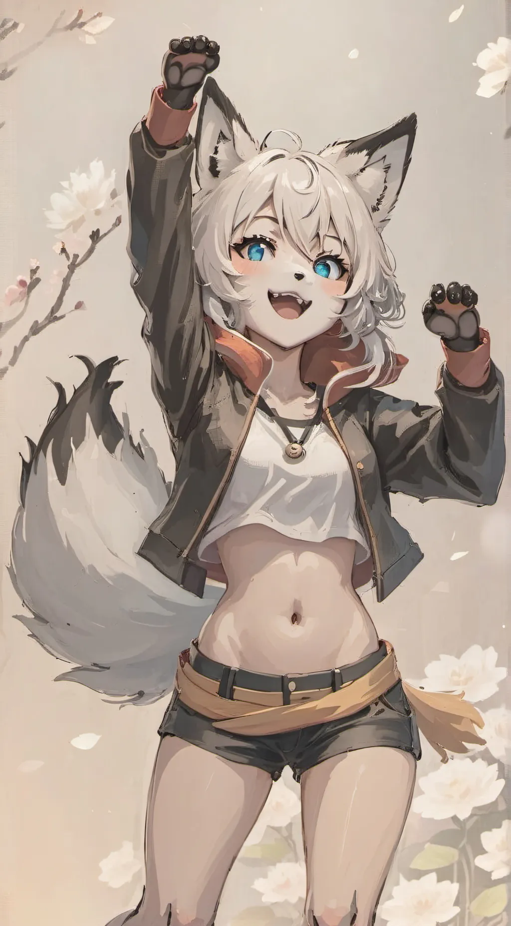 ai character: Cupcake background