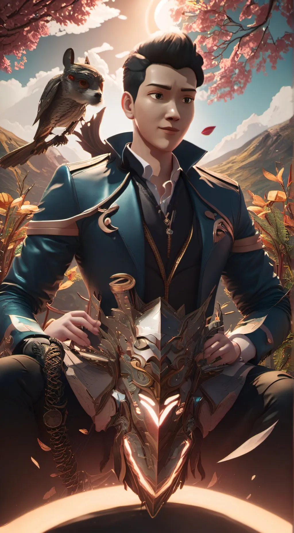 ai character: Kenji Kon background