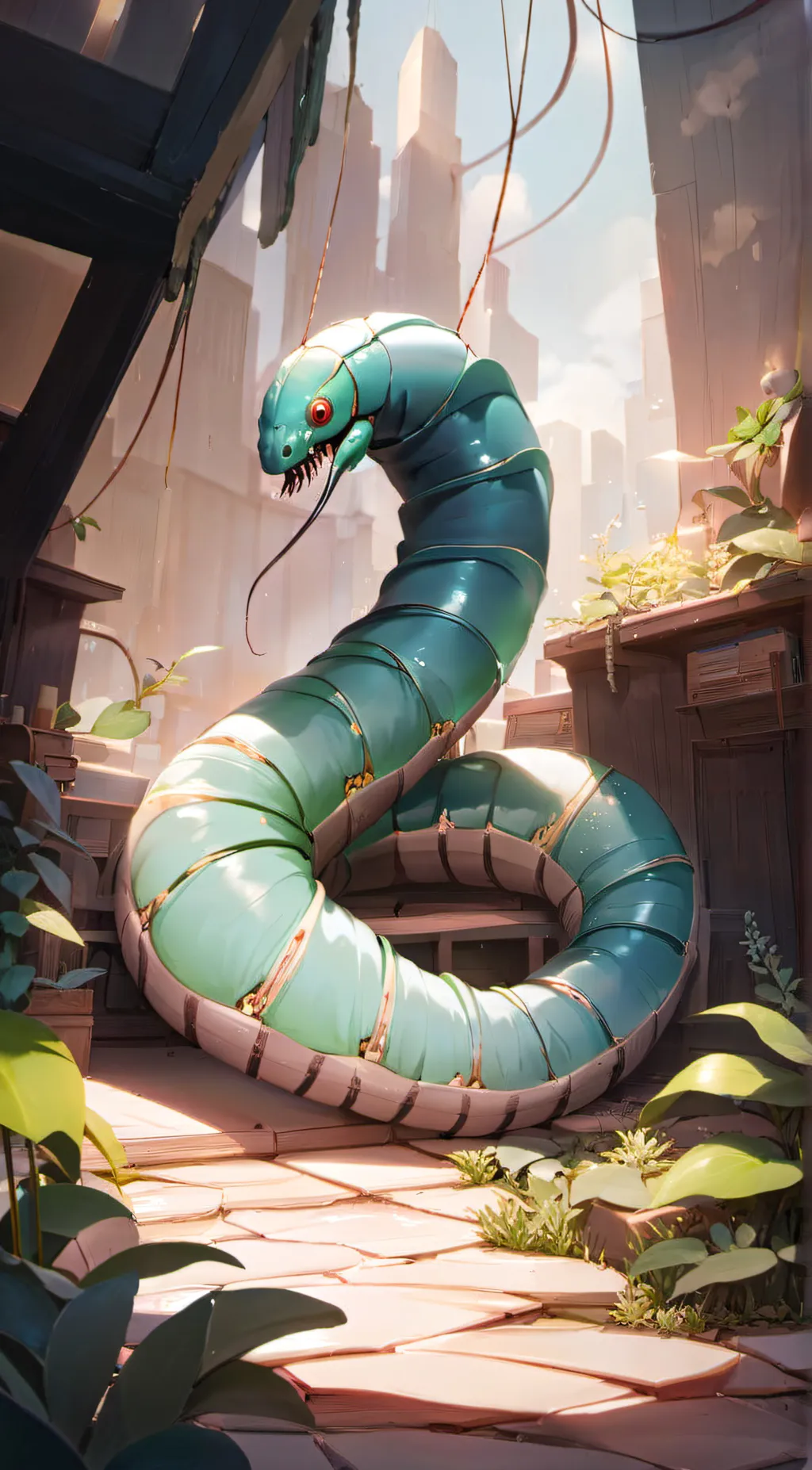 ai character: Parasite. background