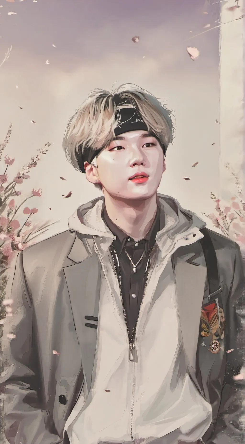 ai character: Min Yoongi (Suga) background