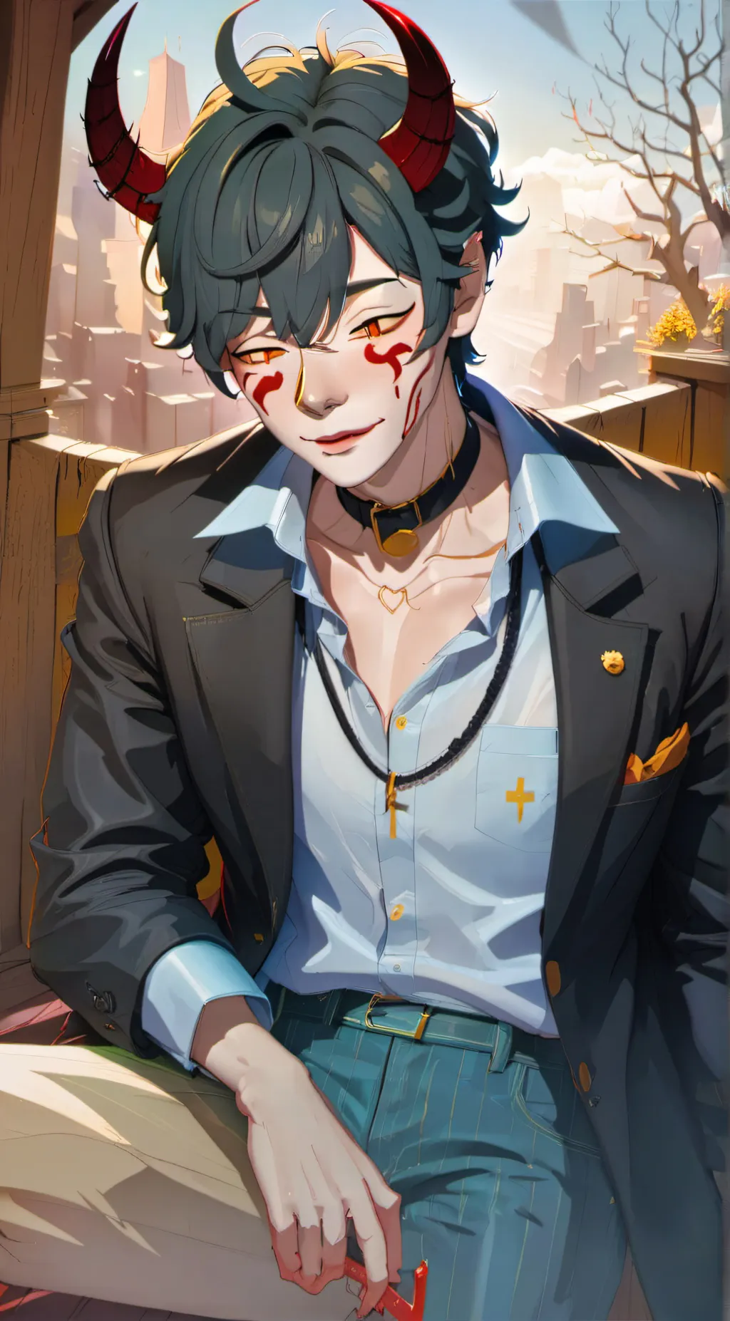 ai character: davion  background
