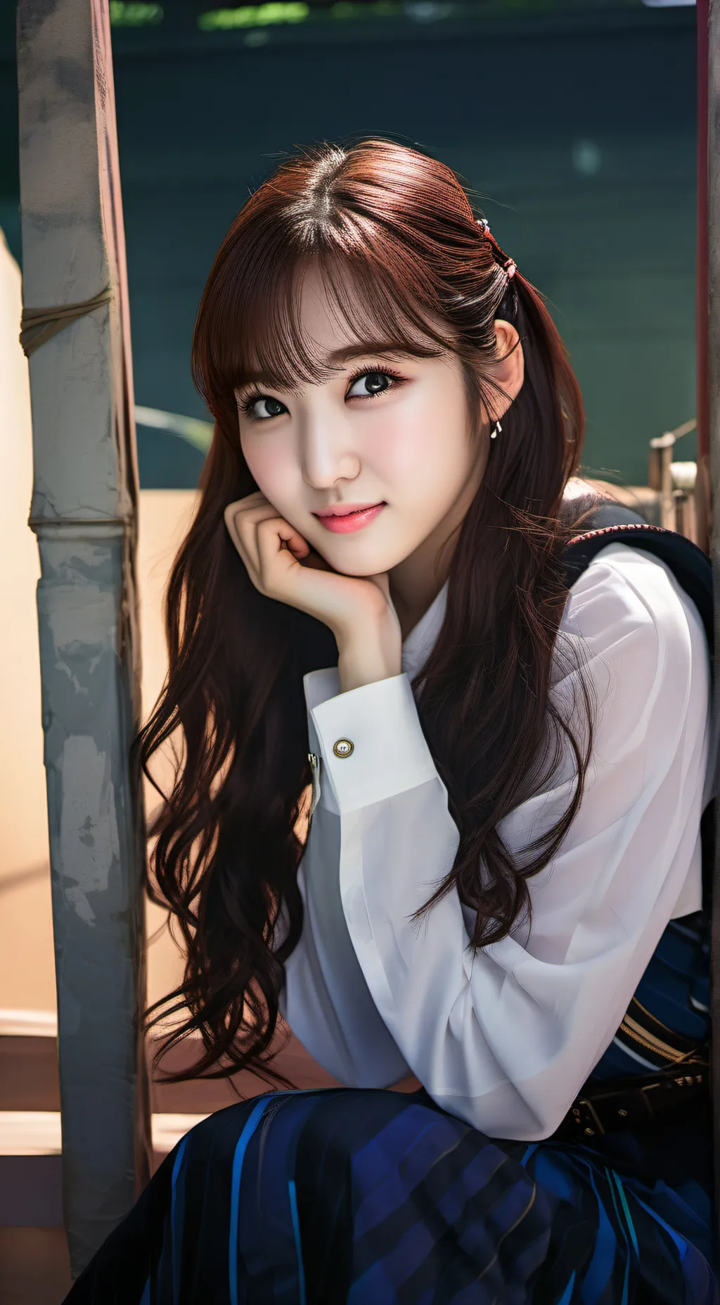 ai character: nako  background