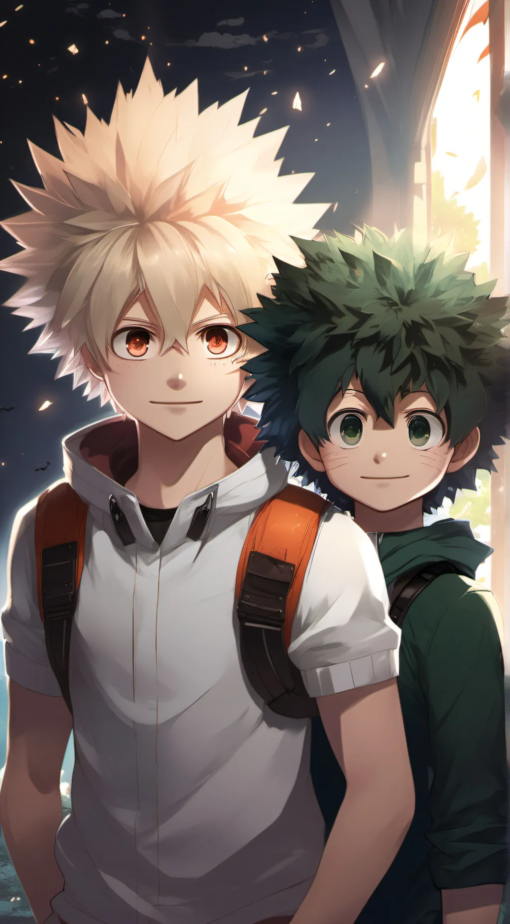 ai character: Baku deku an more background