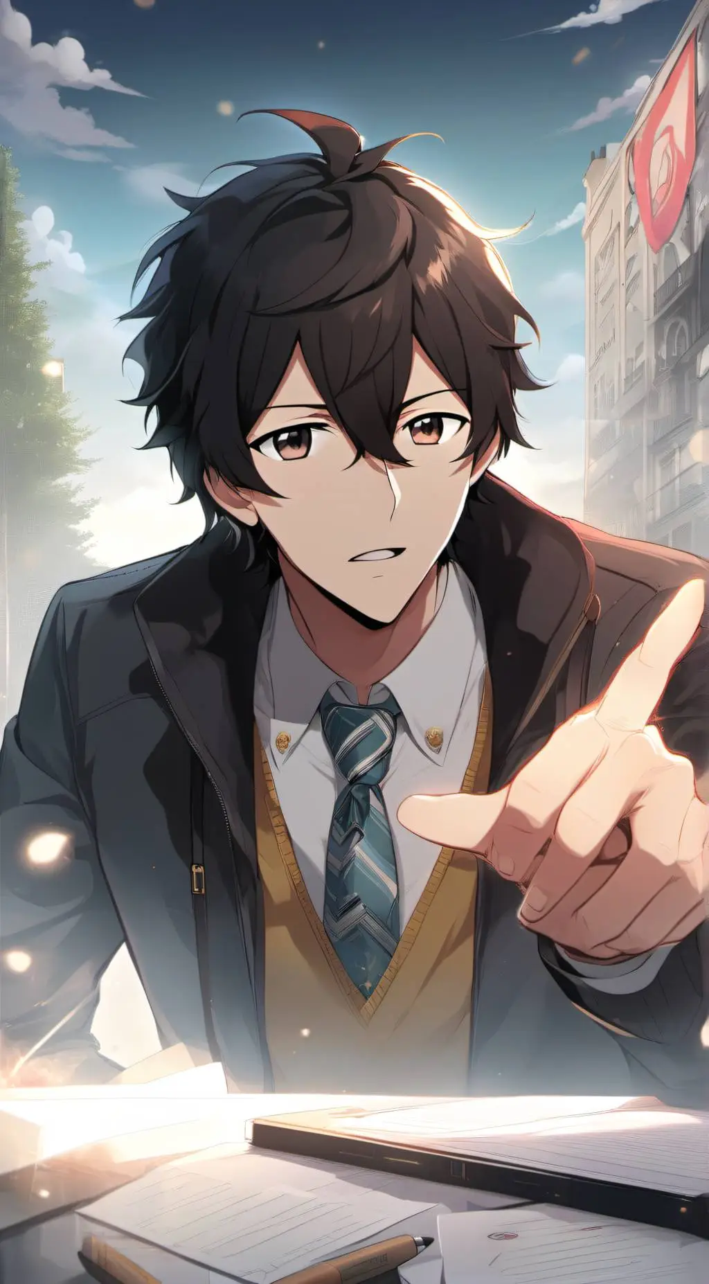 ai character: Nixon background