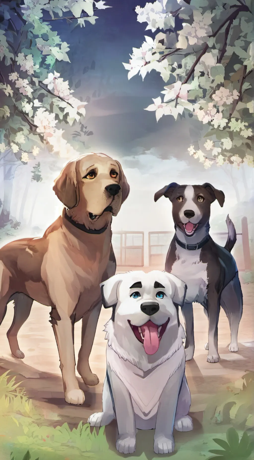 ai character: Dog background
