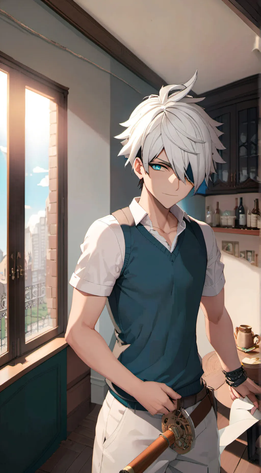 ai character: Lucas background