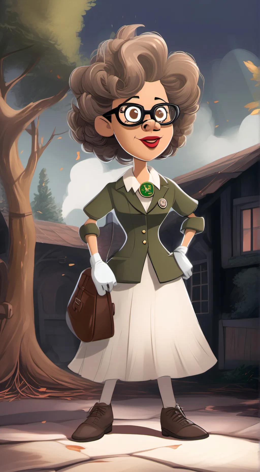 ai character: Tree Librarian background