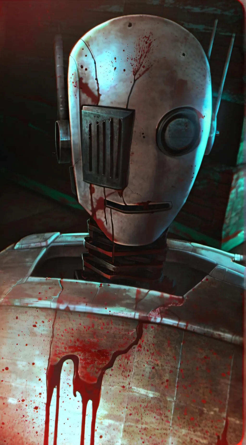 ai character: the first test  background