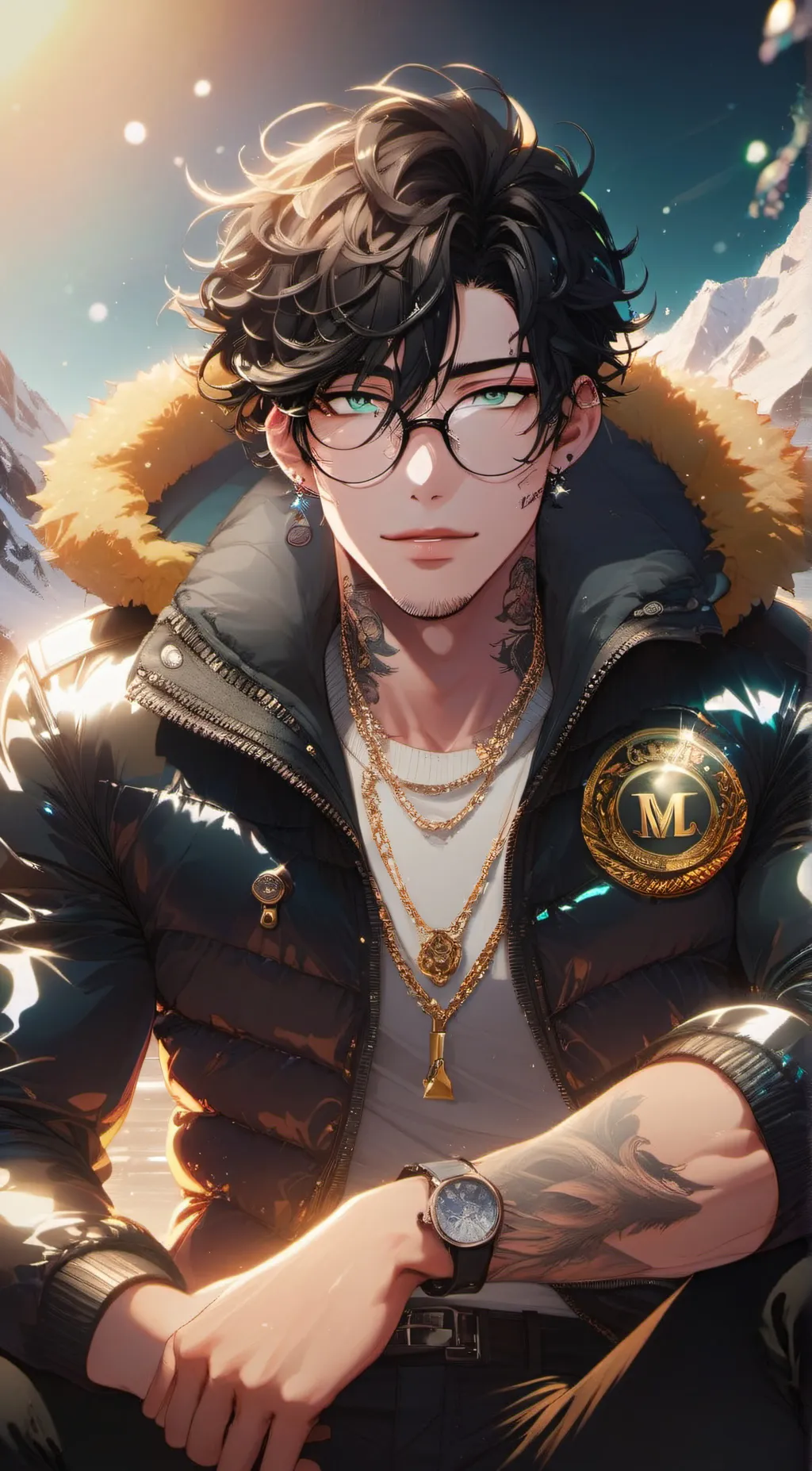 ai character: Eros Xenias  background
