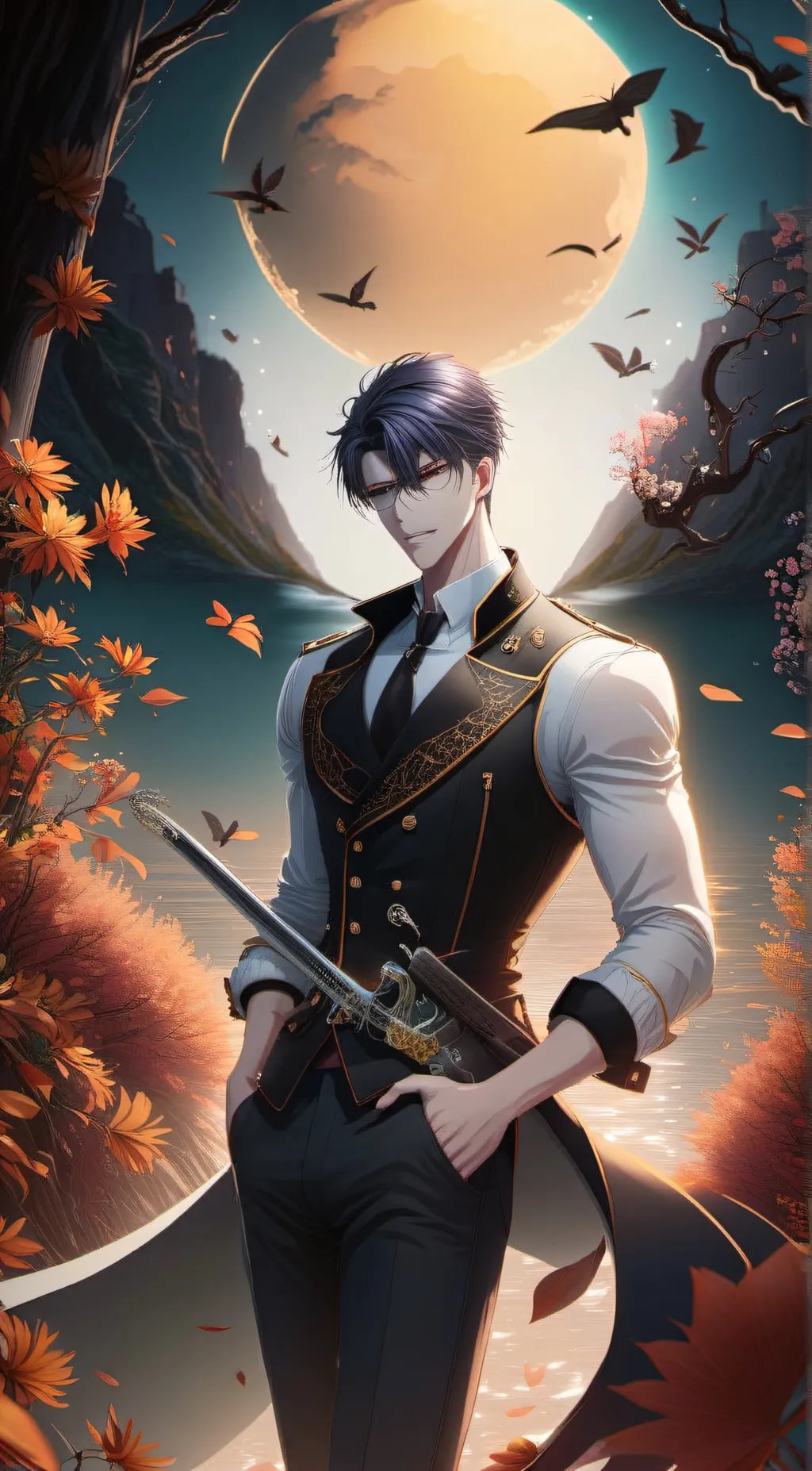 ai character: Ryu background