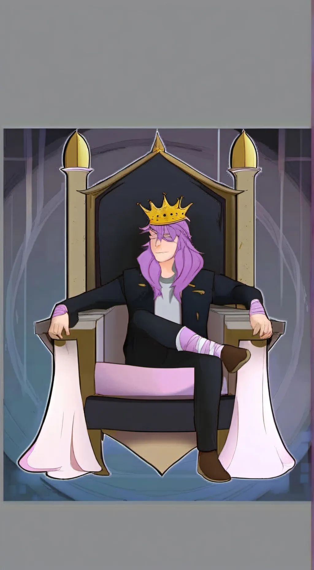 ai character: Mha x dream smp  background