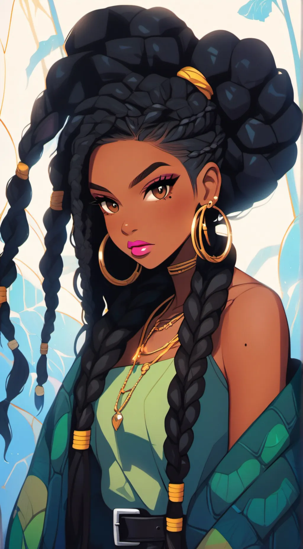 ai character: Jeana  background