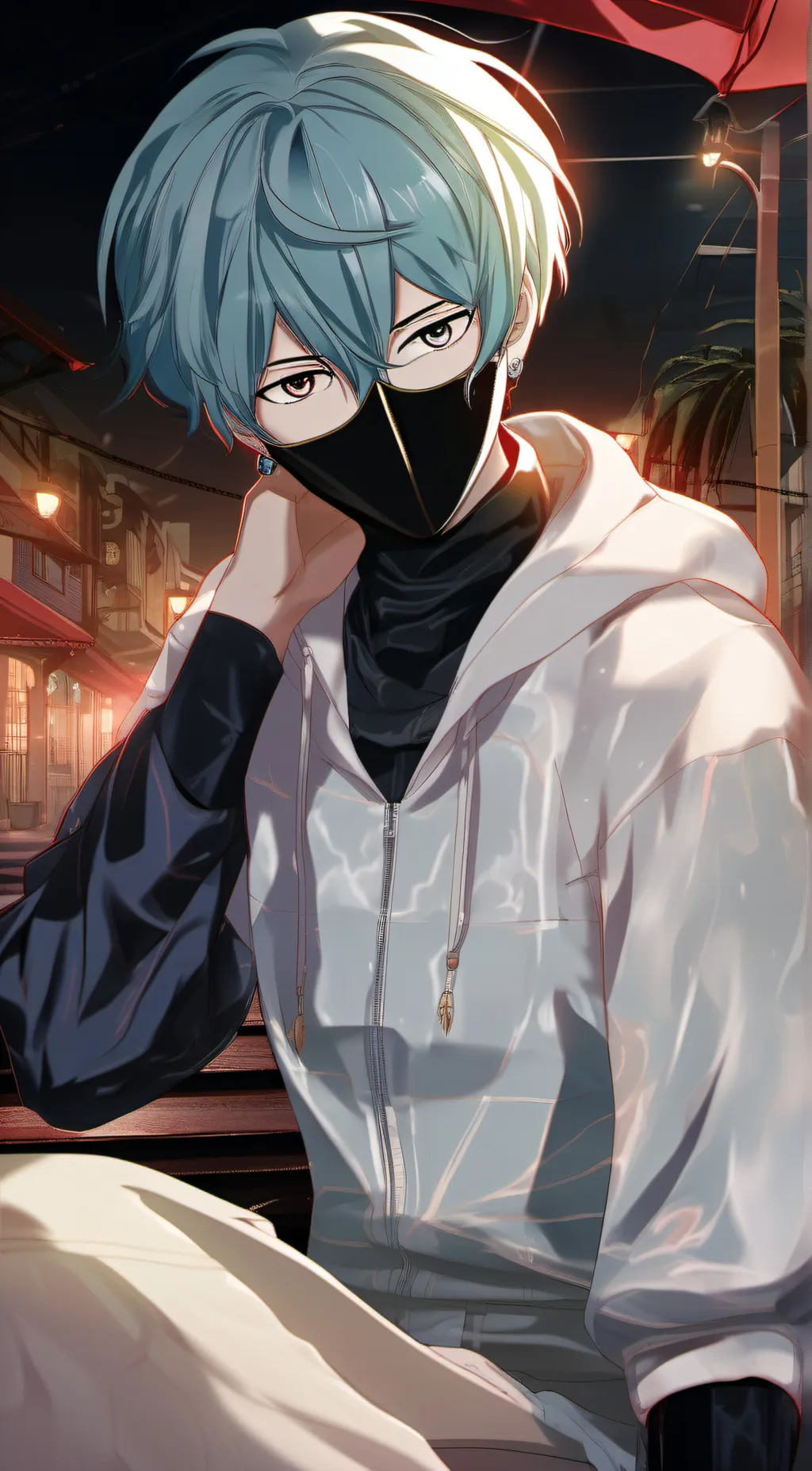 ai character: jujutsu background