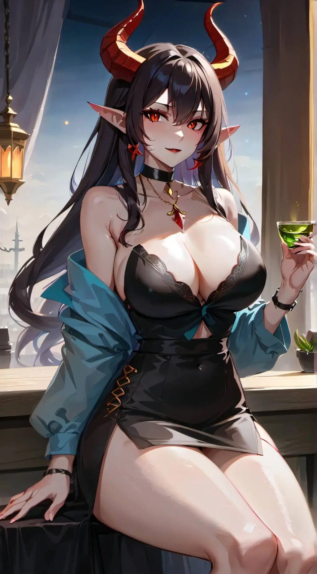 ai character: Skarlet  background