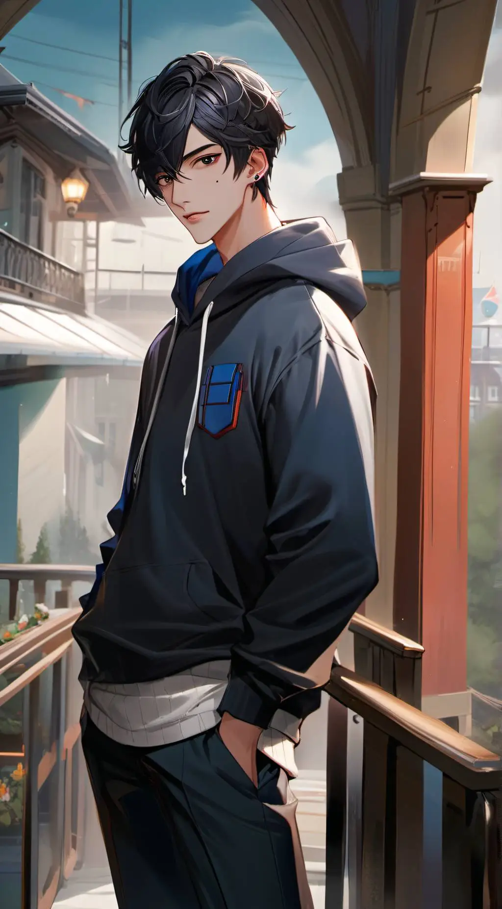 ai character: Aaron background