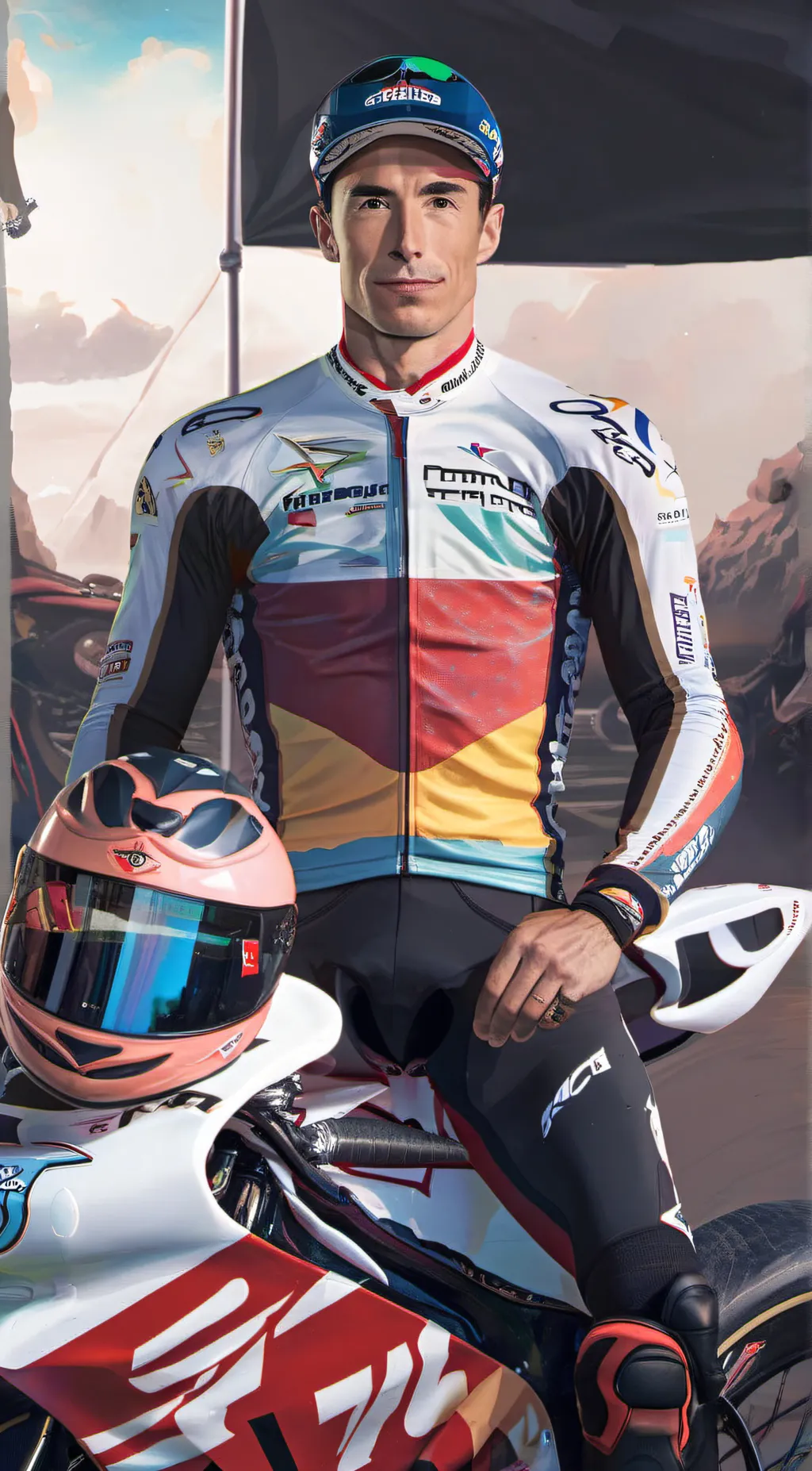 ai character: Marc Marquez background