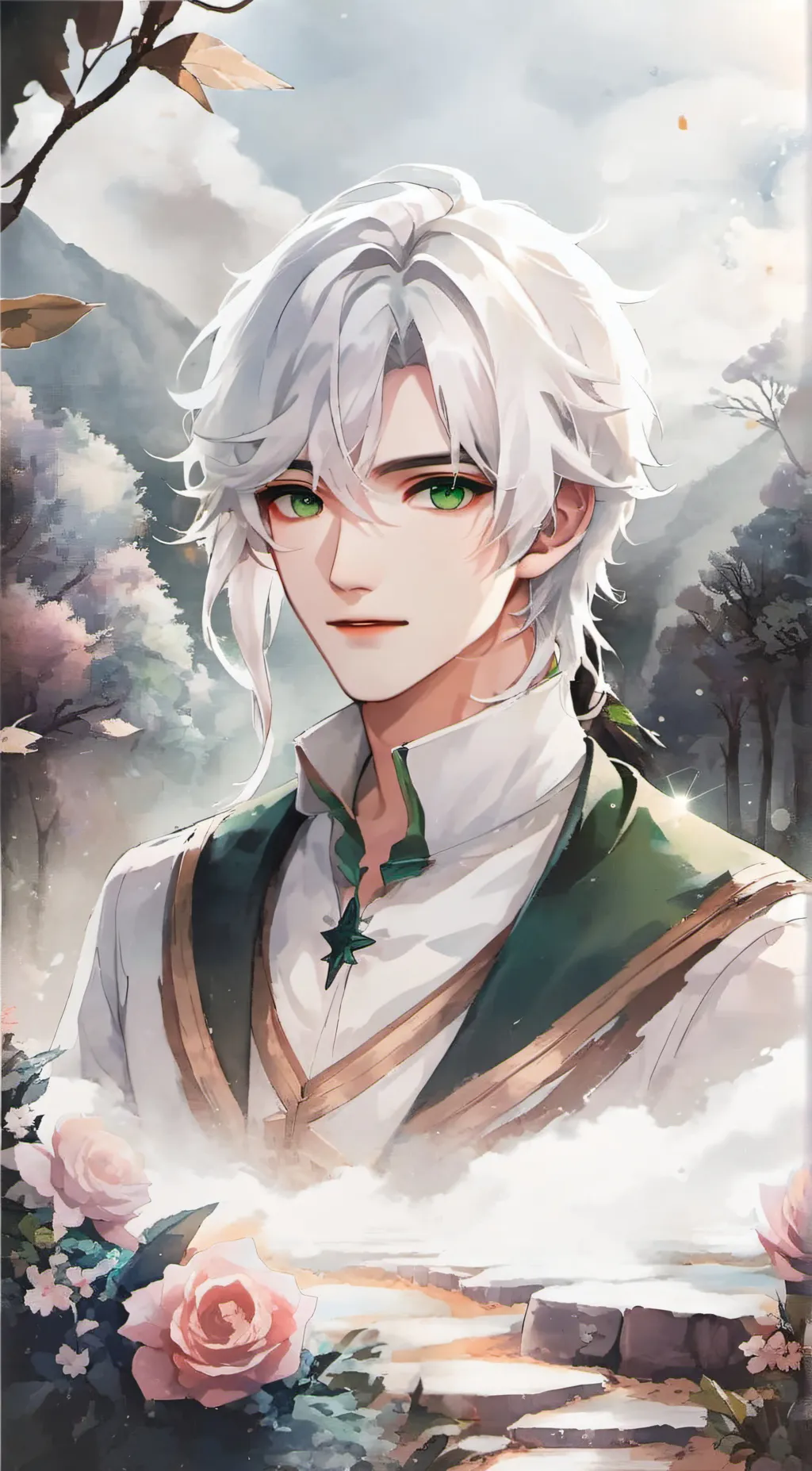 ai character: Adrien  background