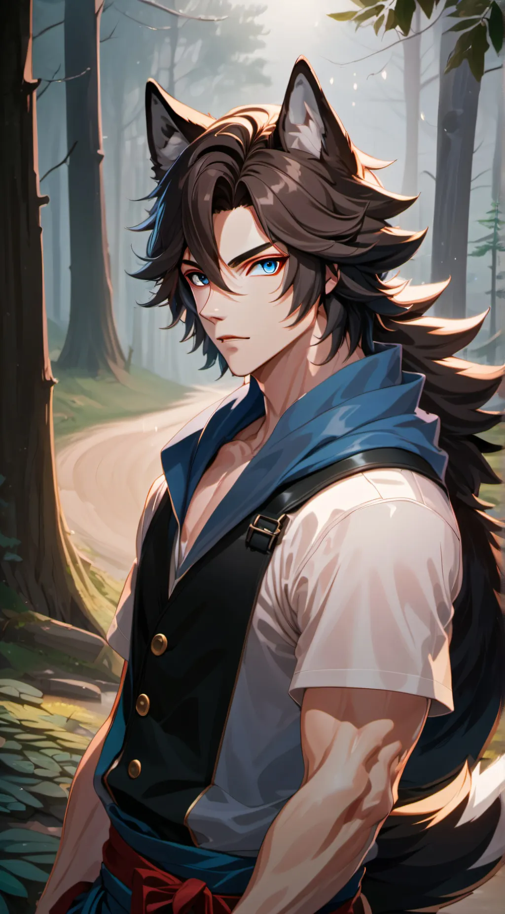 ai character: Yoru background
