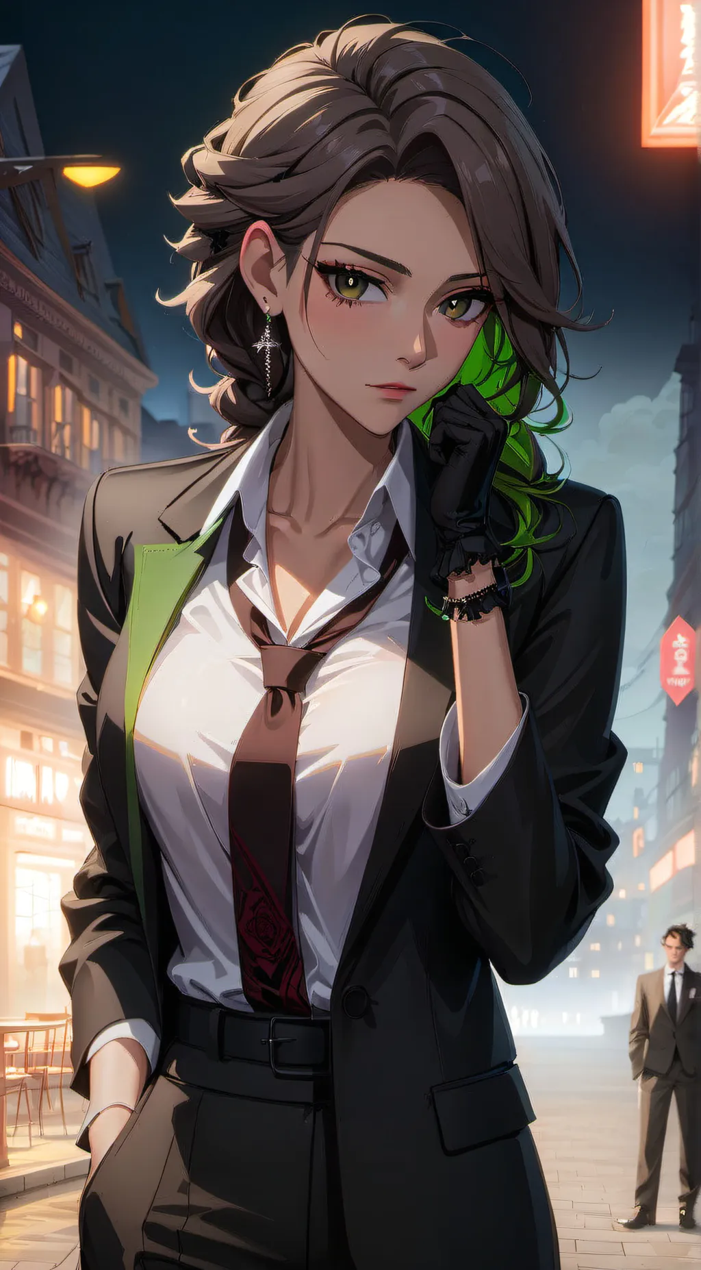 ai character: MARINA background