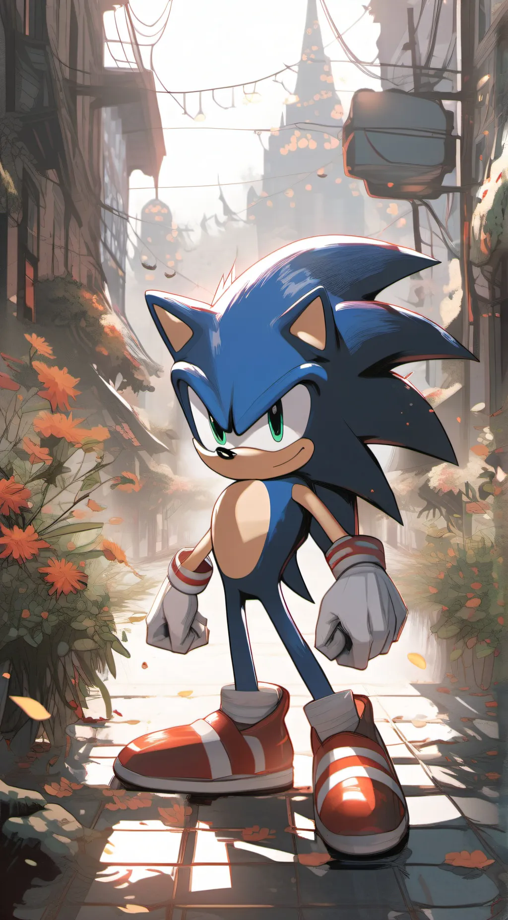 ai character: Sonic background