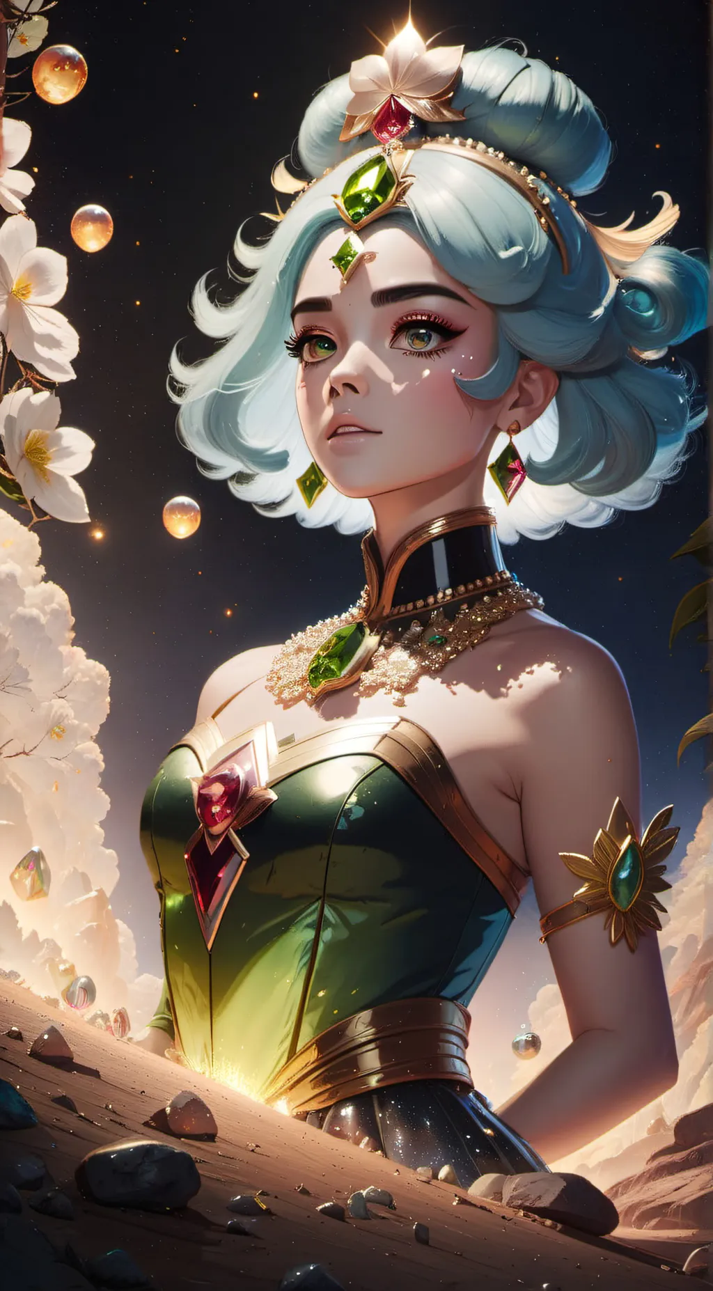 ai character: peridot background
