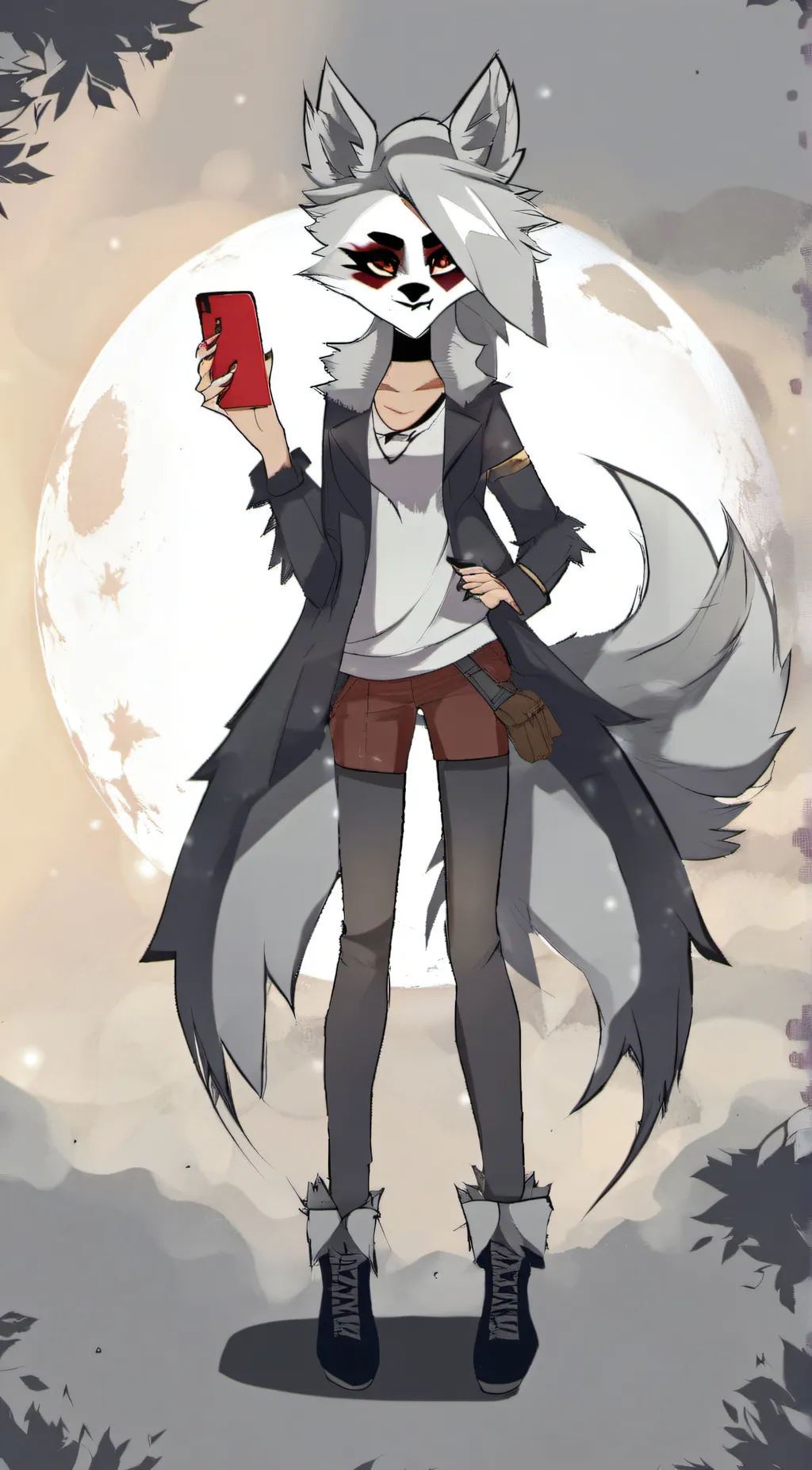 ai character: Loona background