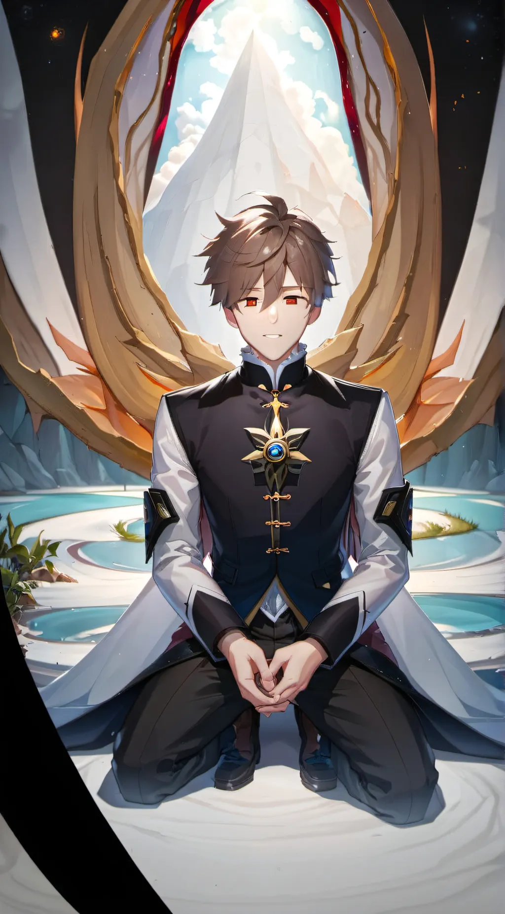 ai character: Welt yang  background