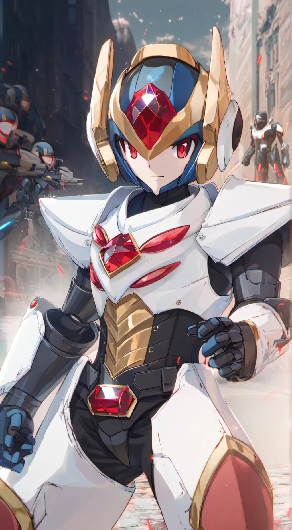 ai character: Copy X background