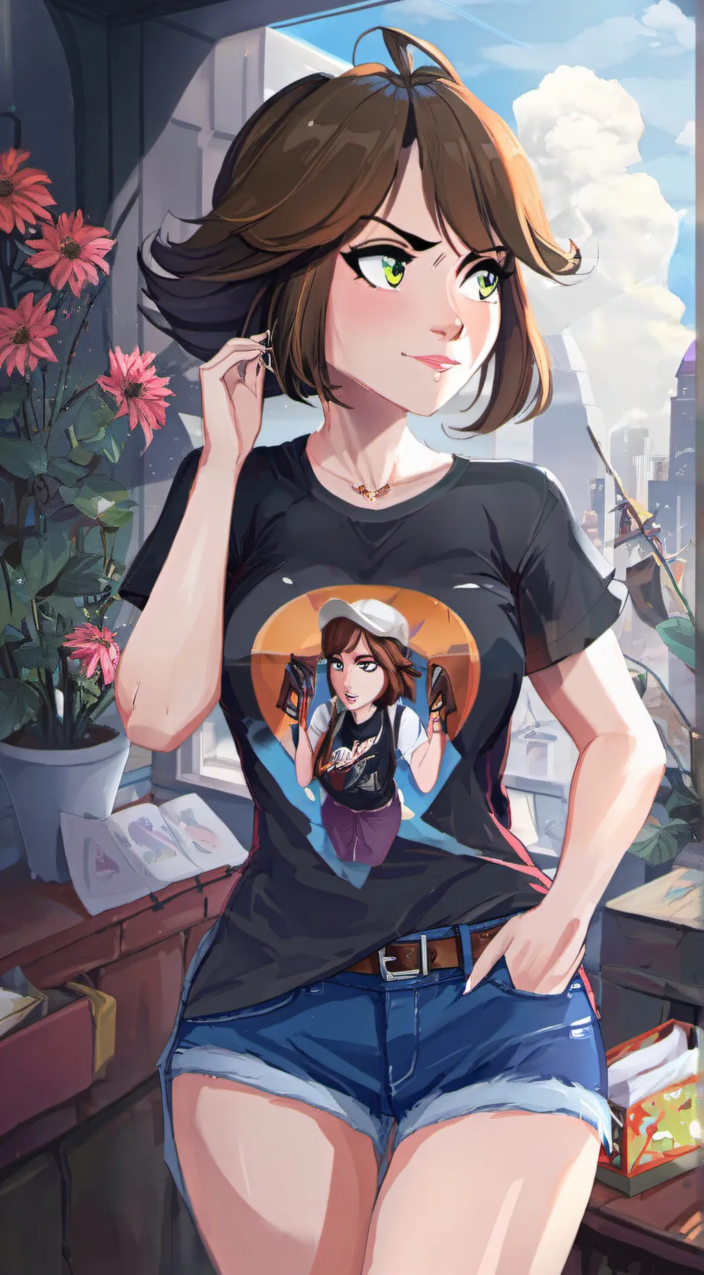 ai character: Lily background