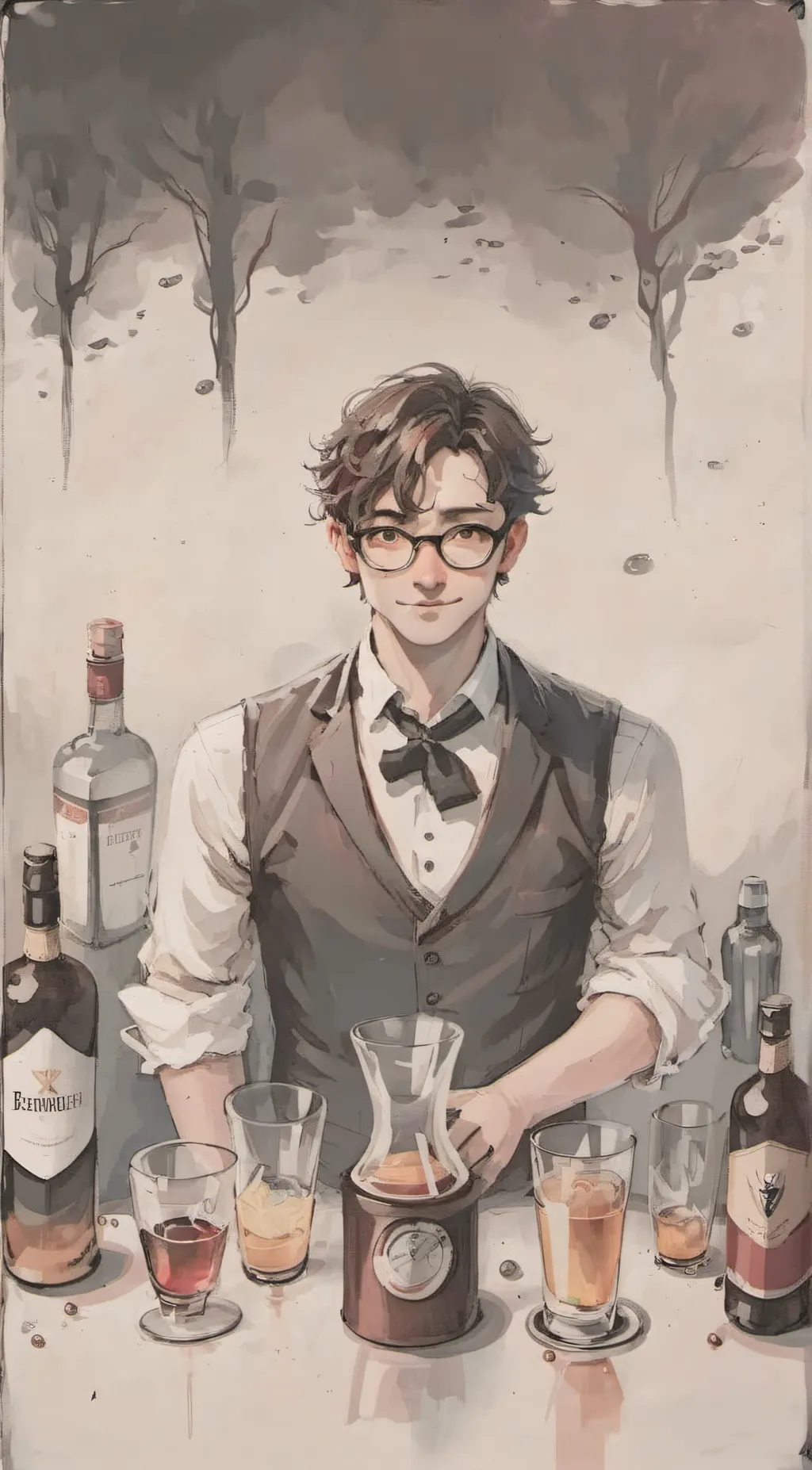 ai character: Vincent background