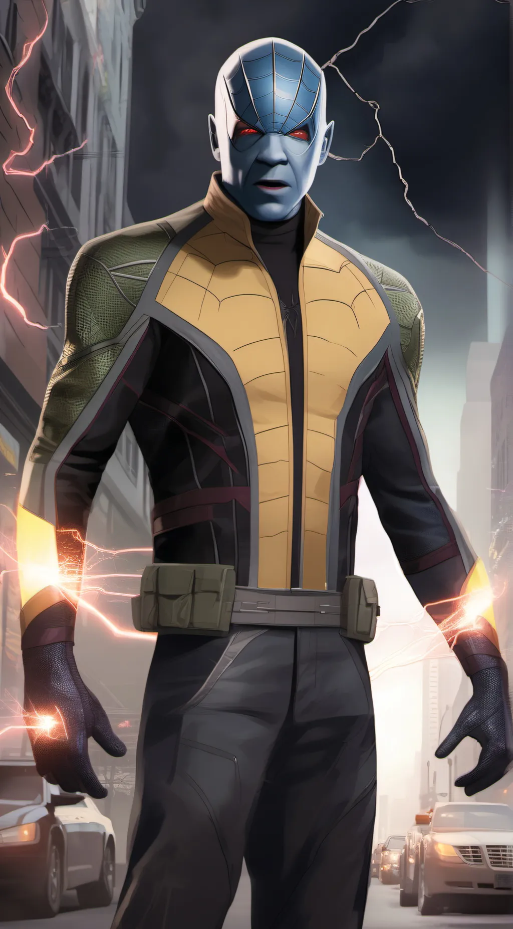 ai character: electro  background