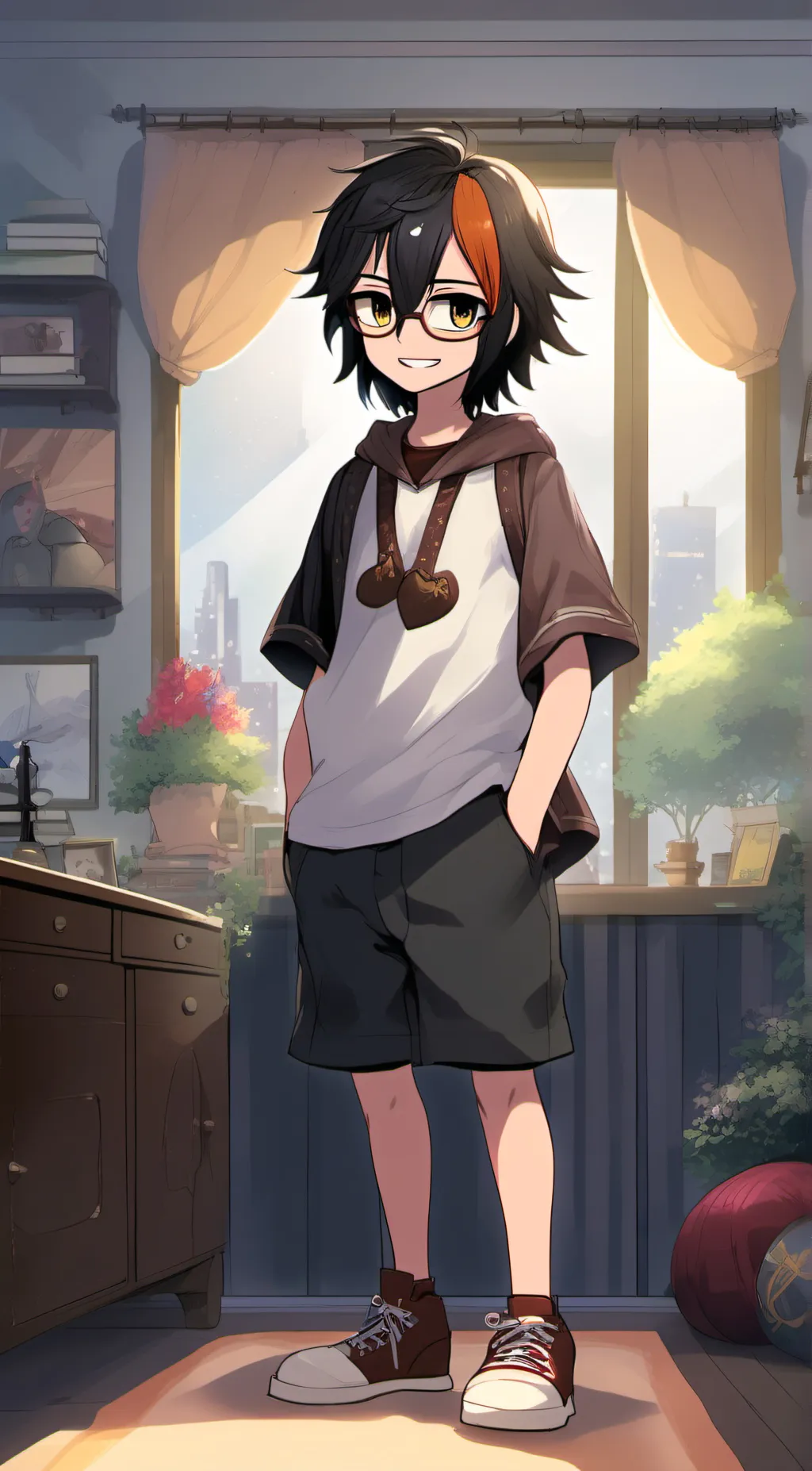 ai character: Max background