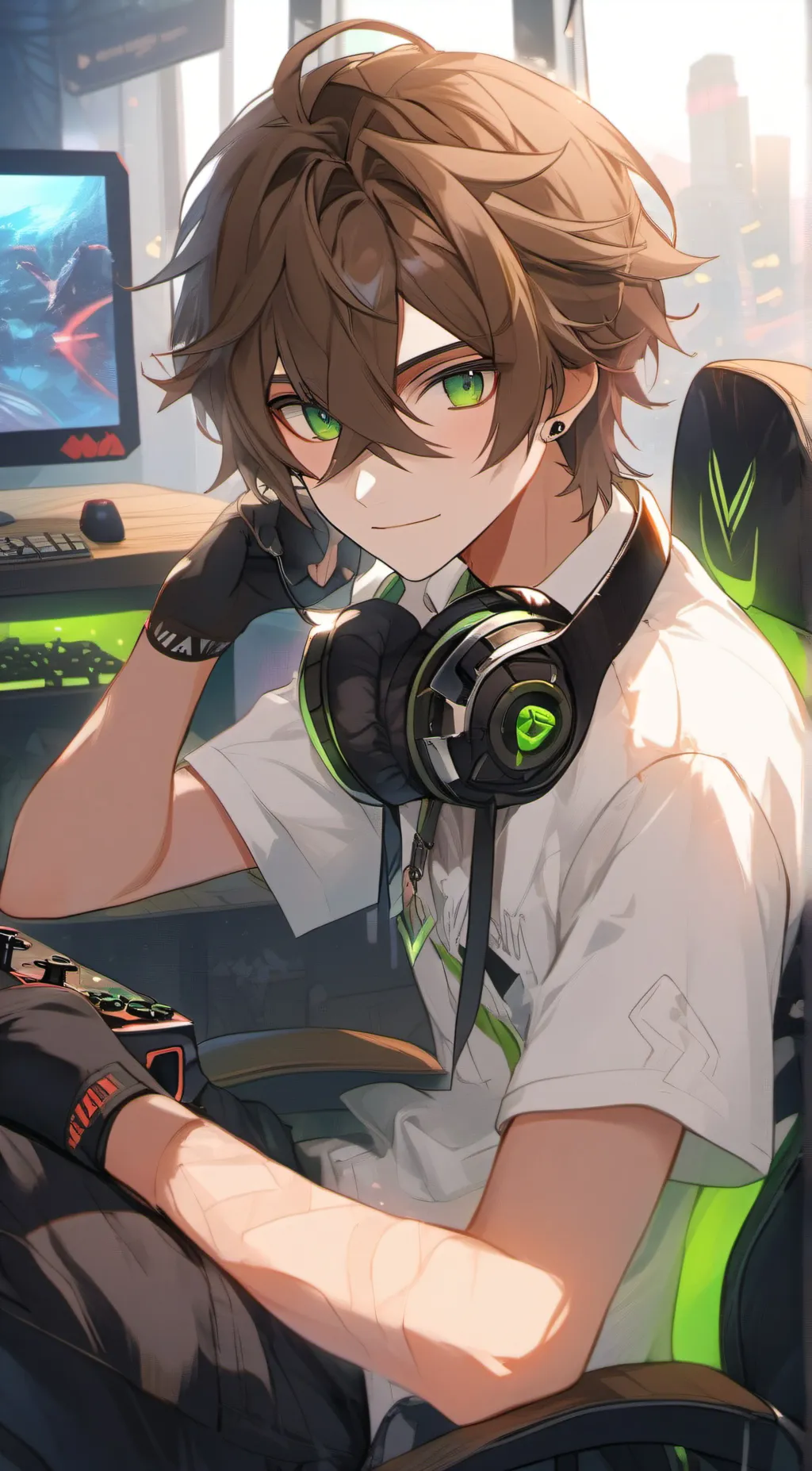 ai character: Kaito  background