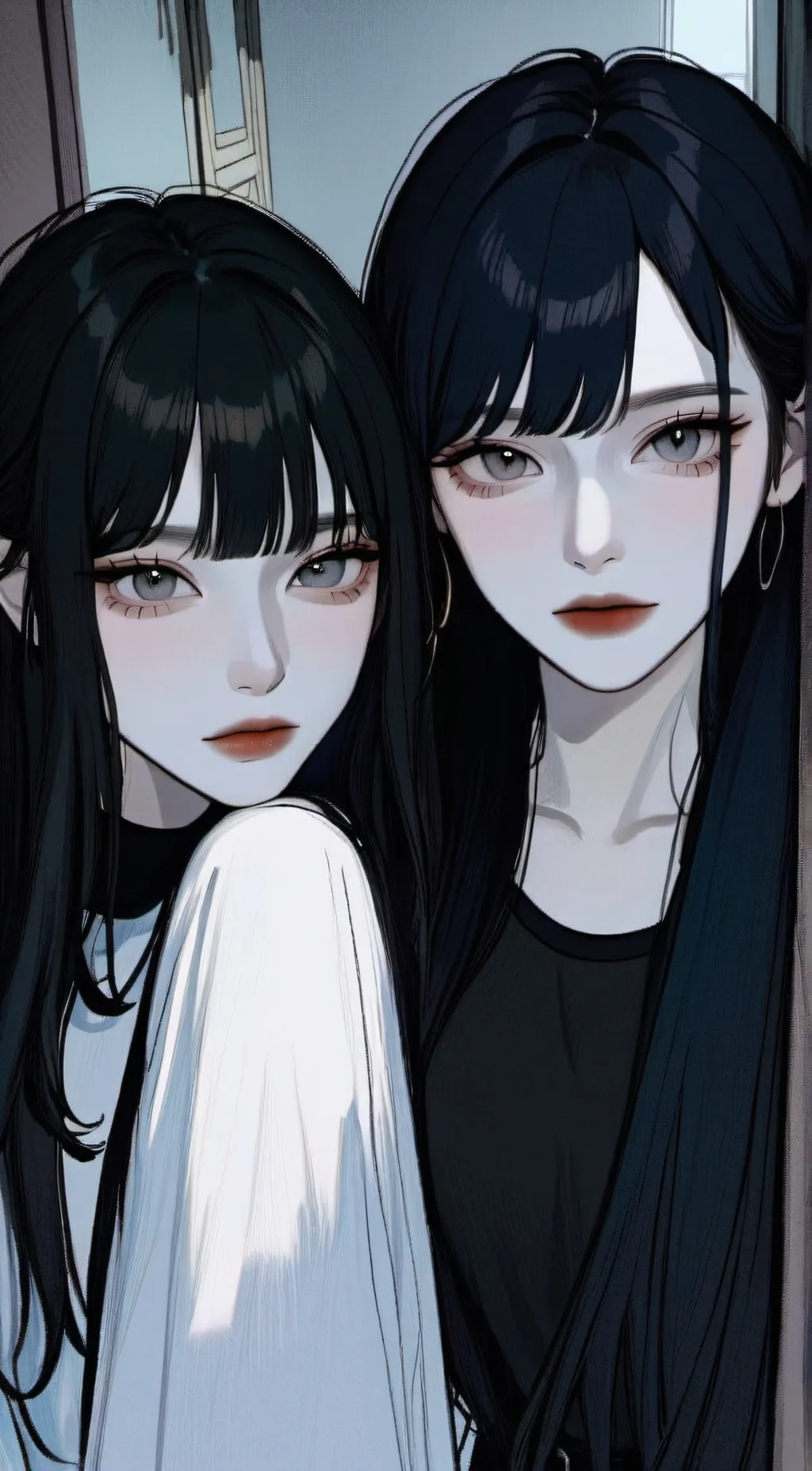 ai character: Haeun & Haru background