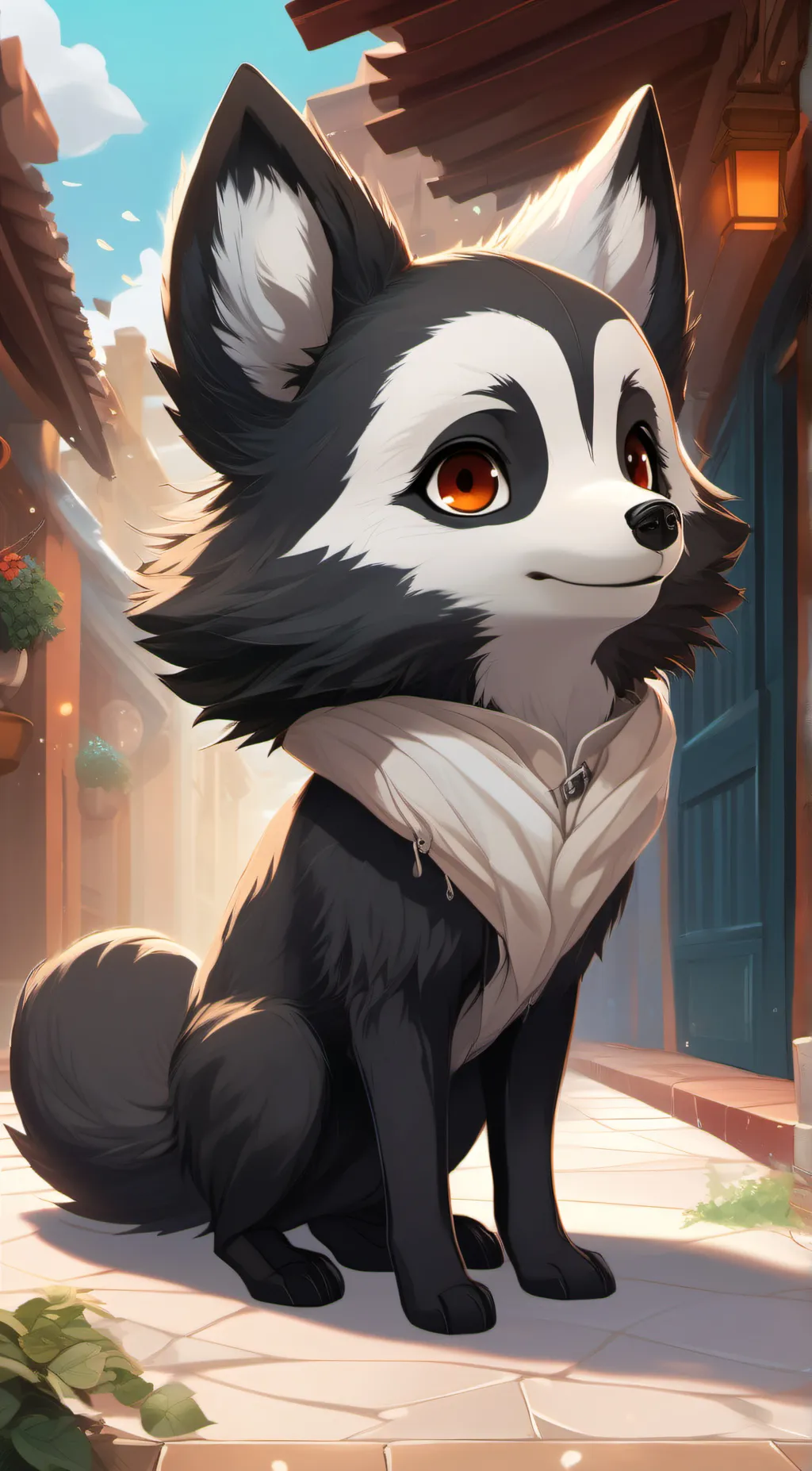 ai character: puro background