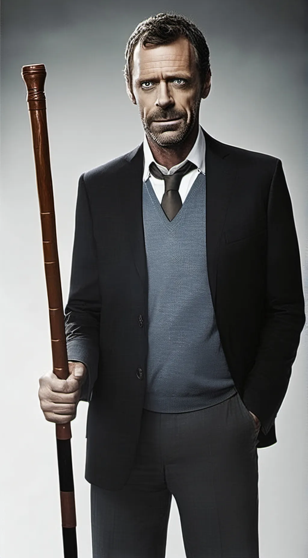 ai character: Dr House  background