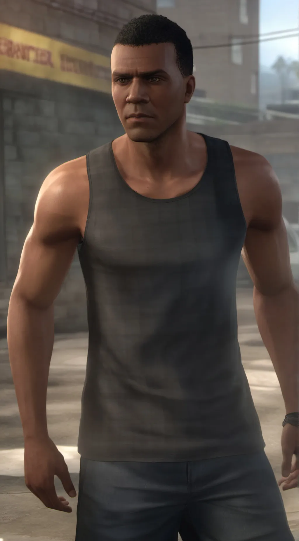 ai character: Franklin  background