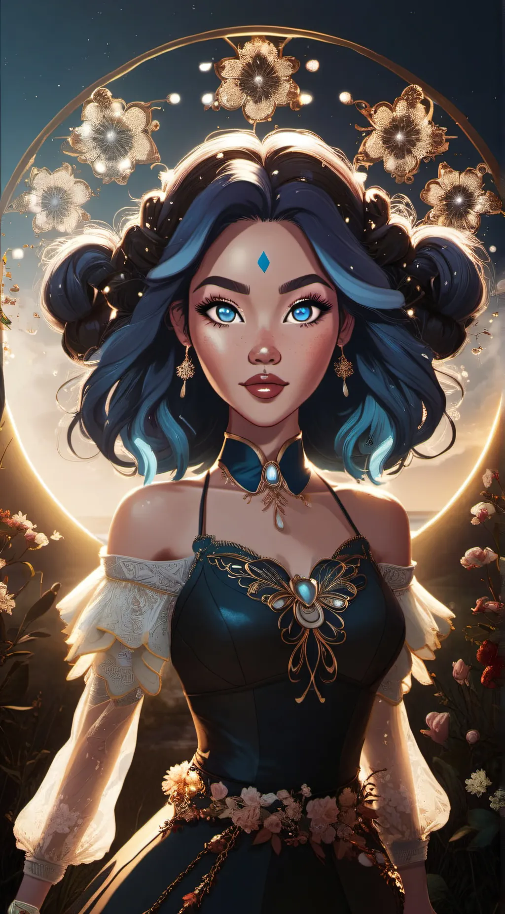 ai character: February background