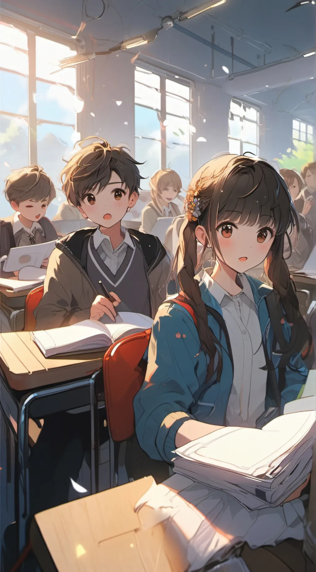 ai character: Mr. Helton Class background